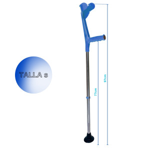 Muletas Anfibias Talla S Azul Unidad